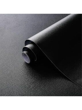 Black Peel and Stick Wallpaper Self Adhesive Contact Paper Removable Vinyl Rolls
